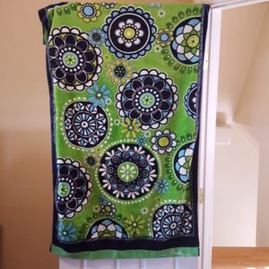 Vera Bradley Green Towel
